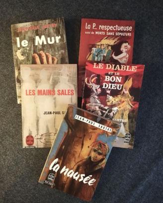 Sartre, 5 opere in edizione originale