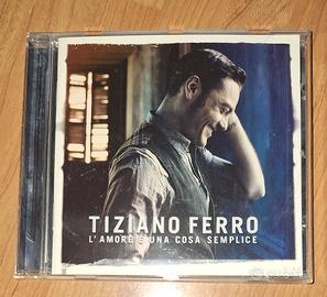 cd Tiziano Ferro titolo l'amore una cosa semplice