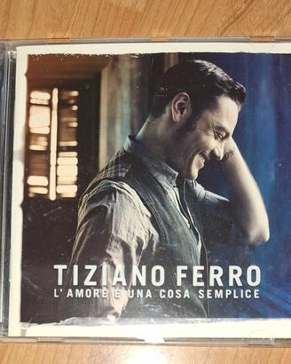 cd Tiziano Ferro titolo l'amore una cosa semplice