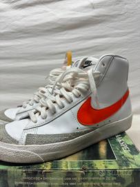 Nike Blazer Mid 77 Vintage Bianco Mantra Arancione
