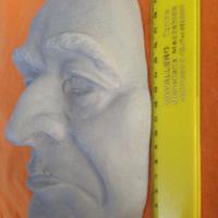 ANTICA MASCHERA MORTUARIA DANTE ALIGHIERI SCALA1/1