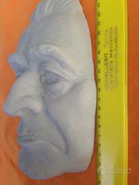 ANTICA MASCHERA MORTUARIA DANTE ALIGHIERI SCALA1/1