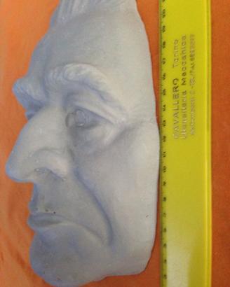 ANTICA MASCHERA MORTUARIA DANTE ALIGHIERI SCALA1/1