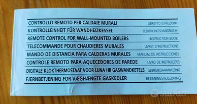 programmatore caldaia Baxi luna 20