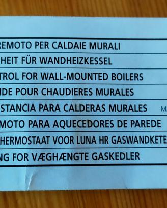 programmatore caldaia Baxi luna 20
