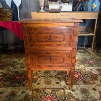 Comodino Antico Luigi XVI - Intarsio