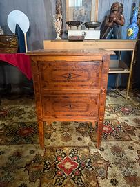 Comodino Antico Luigi XVI - Intarsio