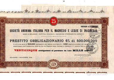 Società ANONIMA per il MAGNESIO