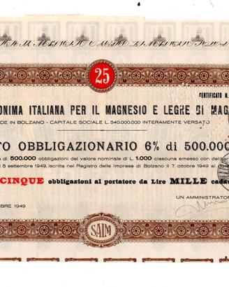 Società ANONIMA per il MAGNESIO