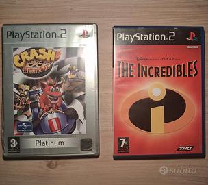 Lotto 2 giochi:crash nitro cart+the incredibles