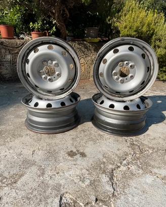 4 Cerchi  15’’ acciaio per Fiat Ducato