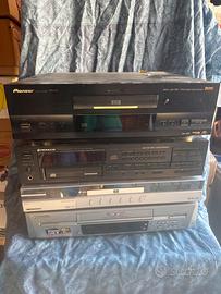 Lotto lettore cd dvd vhs