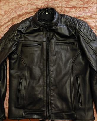 giacca in pelle moto