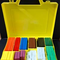 Valigetta regoli colorati 