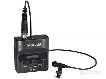 REGISTRATORE CON MICROFONO TASCAM DR - 10L