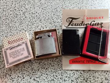 2 Accendini "Vintage , Ronson, Feudor Gaz