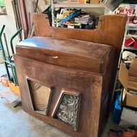 Radio d’epoca Telefunken con giradischi