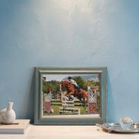 Incantevole cornice vintage in legno 