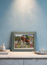 Incantevole cornice vintage in legno 