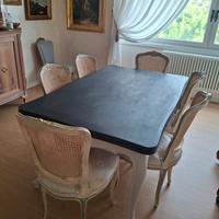 Tavolo provenzale in ciliegio  in stile francese. 