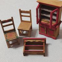 Mobili in miniatura per casa delle bambole 