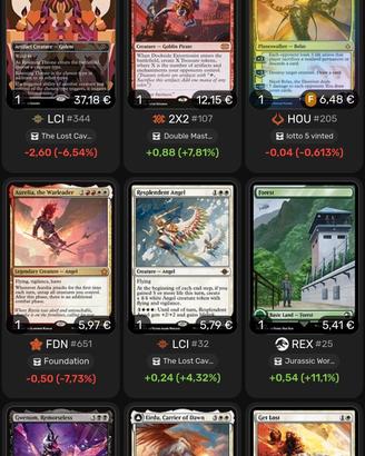 vari lotti tra Magic , Pokemon e Lorcana
