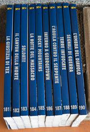 TEX collezione storica a colori dal  181 al 190