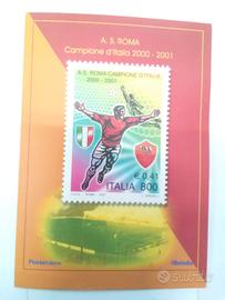 Folder Roma Campione d'Italia 2000/2001