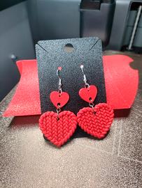 Orecchini a forma di cuore 