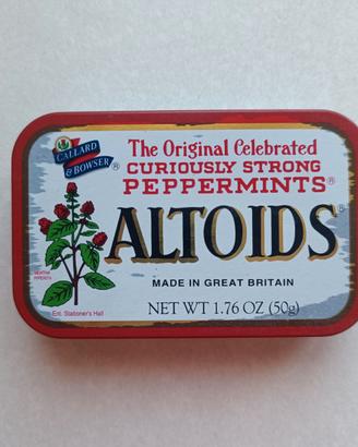 Scatolina Vintage in Latta - Altoids Peppermints