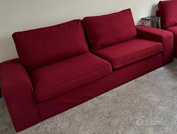Fodera divano 3 posti Ikea Kivik colore rosso - Arredamento e Casalinghi In  vendita a Trento