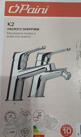 miscelatore piu bidet completi nuovi 