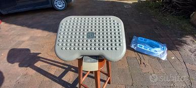 poggiapiedi da scrivania, regolabile in altezza