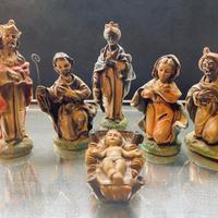 Statuine presepe Natività con re Magi