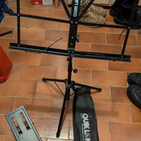 porta spartiti e 2 poggia piede