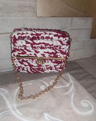 mini borsetta in fettuccia 