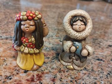 Statuette in ceramica Thun 