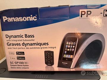 Apple iPod docking woofer Panasonic SC-SP100