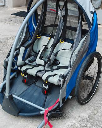 Carrello biciclette 2 posti per bambini 