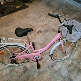 Bicicletta 24"" ragazza Lombardo colore rosa
