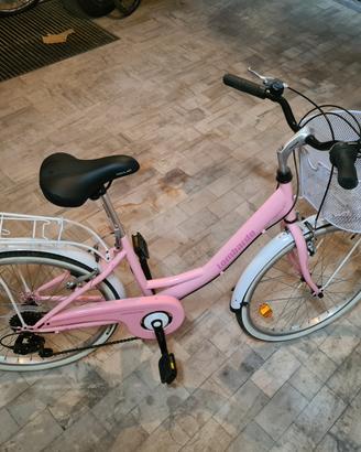 Bicicletta 24"" ragazza Lombardo colore rosa