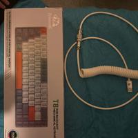 Tastiera da gaming meccanica T8 alta qualità cavo