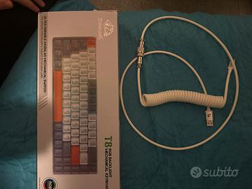 Tastiera da gaming meccanica T8 alta qualità cavo