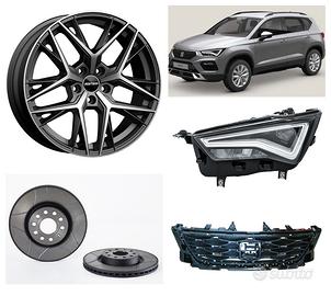 Seat Ateca paraurti cofano fanale cerchi freni 16-