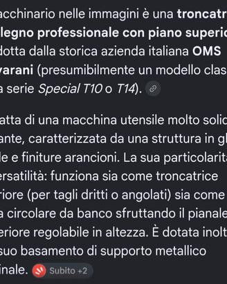 Troncatrice per legno