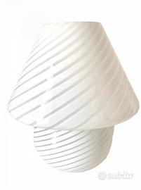 Lampada grande a fungo in vetro di Murano