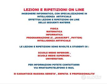 Matematica, Fisica , Informatica e Programmazione