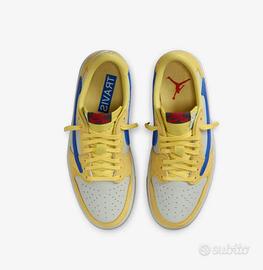 Air Jordan 1 low travis scott canary