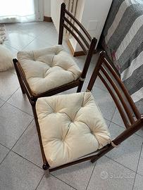 Set di 6 sedie in legno