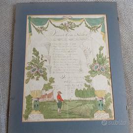 WENSCHRIFT LETTERA OLANDESE  1817